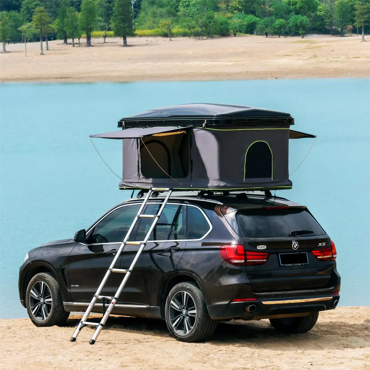 Automatic Big Space FiberGlass waterproof travel car SUV Outdoor car roof top tent