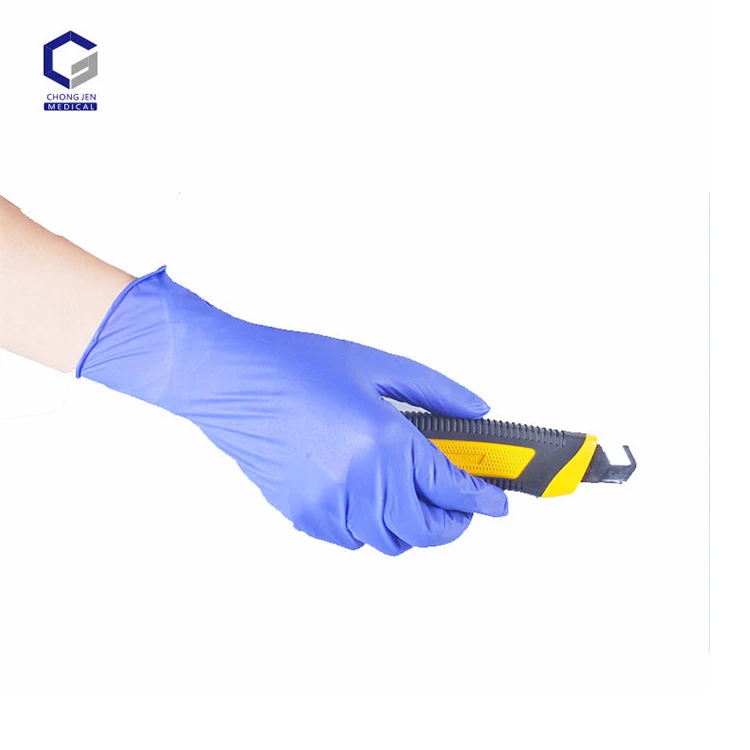 Customized Size Powder Free Mixed Nitrile Rubber Gloves Laboratory Nitrile Gloves