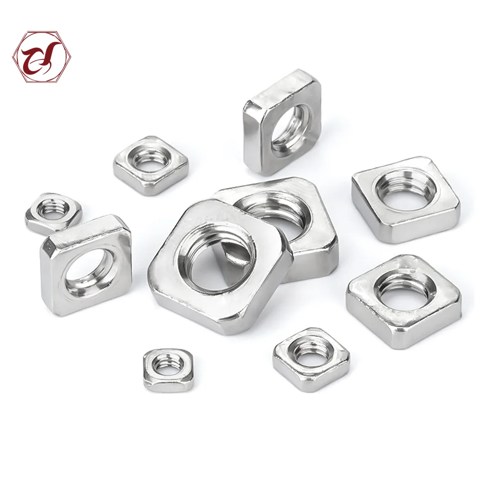 DIN557 stainless steel inter thread square nuts