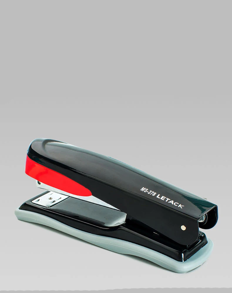New Design MS-278 Model Soft Non-slip Pad Metal Stapler Dual-mode Switching Desk Surface Stapler for Daily office work