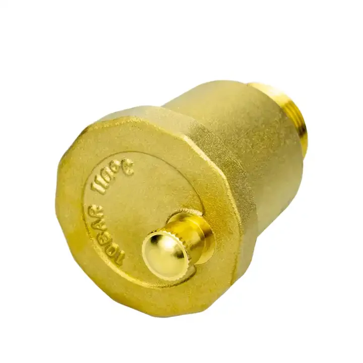 Professional Manufacture Dn15-25 Brass Air Vent Valve Pressure Relief Valve