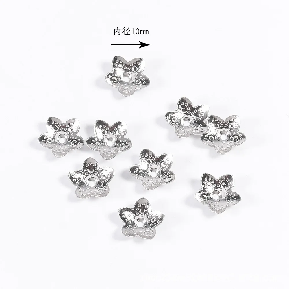 Jewelry Accessories Stainless Steel Flower Loose Spacer Bead for DIY Jewelry Making Findings
