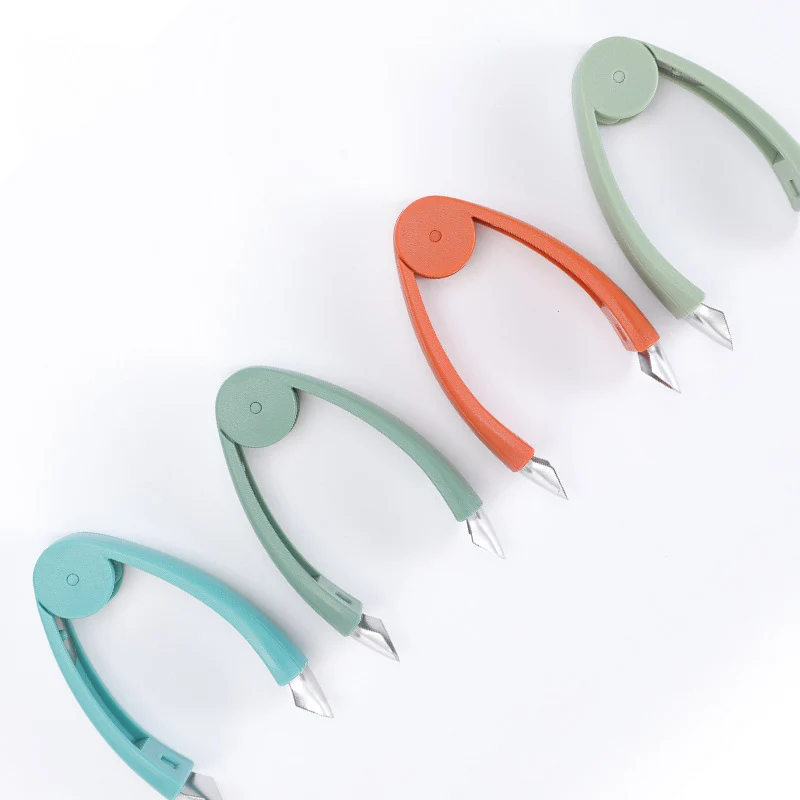 Stainless Steel Strawberry Clip Peeler Strawberry Huller Stem Remover Tomato Corer Potato Pineapple Carrot Cutter Tool