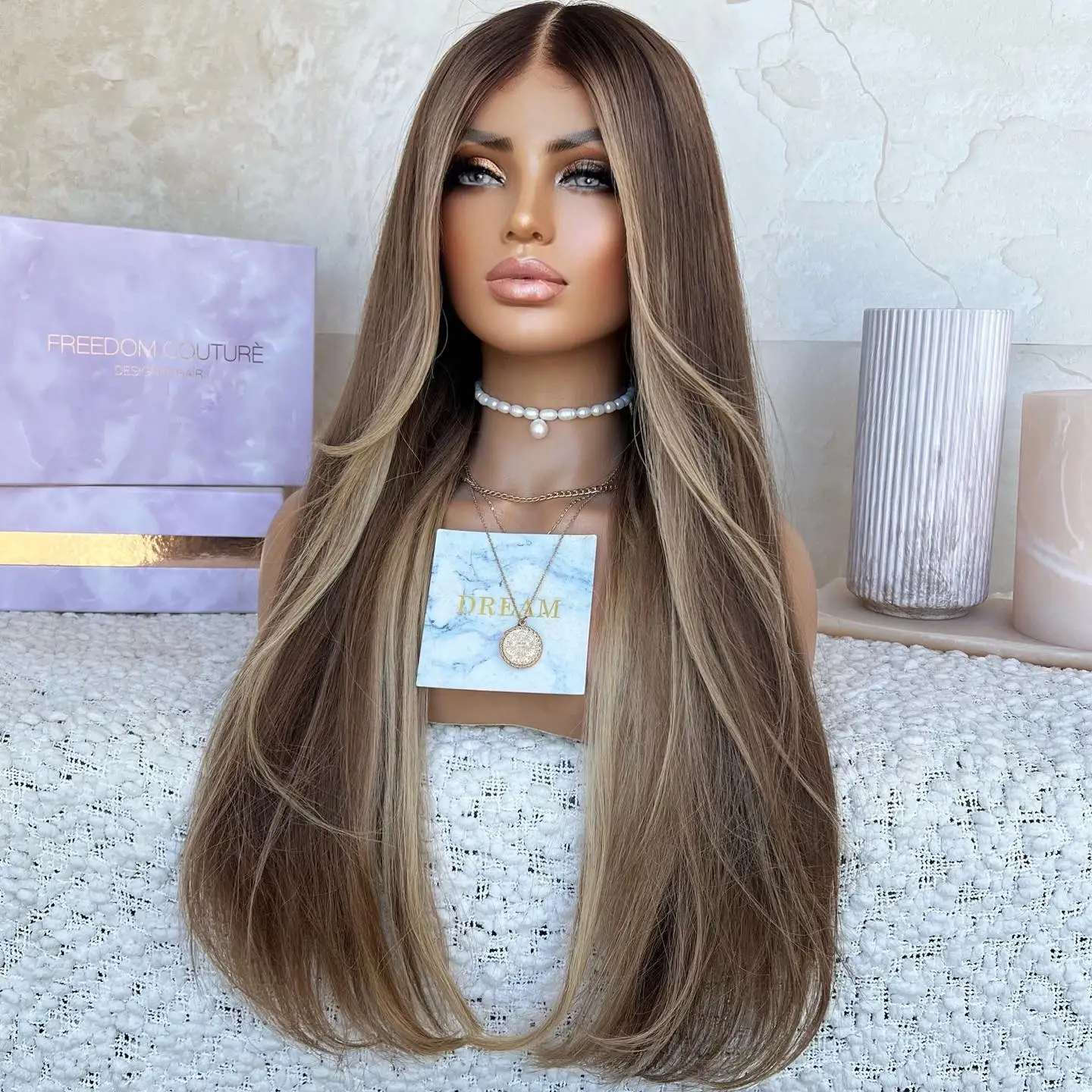 zhensili top European Human Hair Lace ash Blonde HD Full Lace Net Topper 8x8 Swiss Lace Toupee for white girl