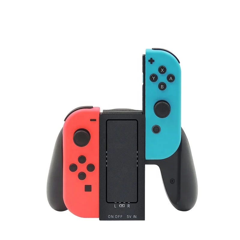 Nitendo Charging Comfort Grip Stand Handle Controller Grips Charger Fit for Switch Joy Con