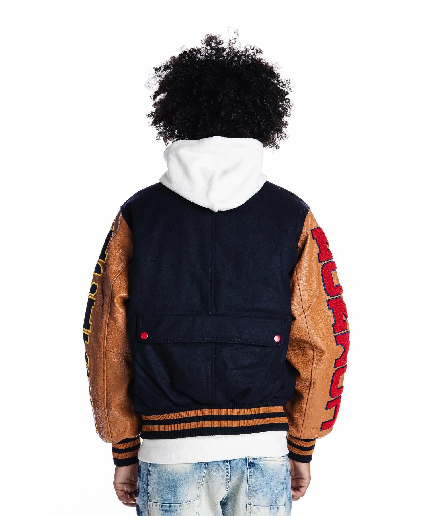 Custom Baseball Jacket Letterman Patches Embroidery Leather Sleeve Sport Letterman Bomber Jacket Men Varsity Jacket