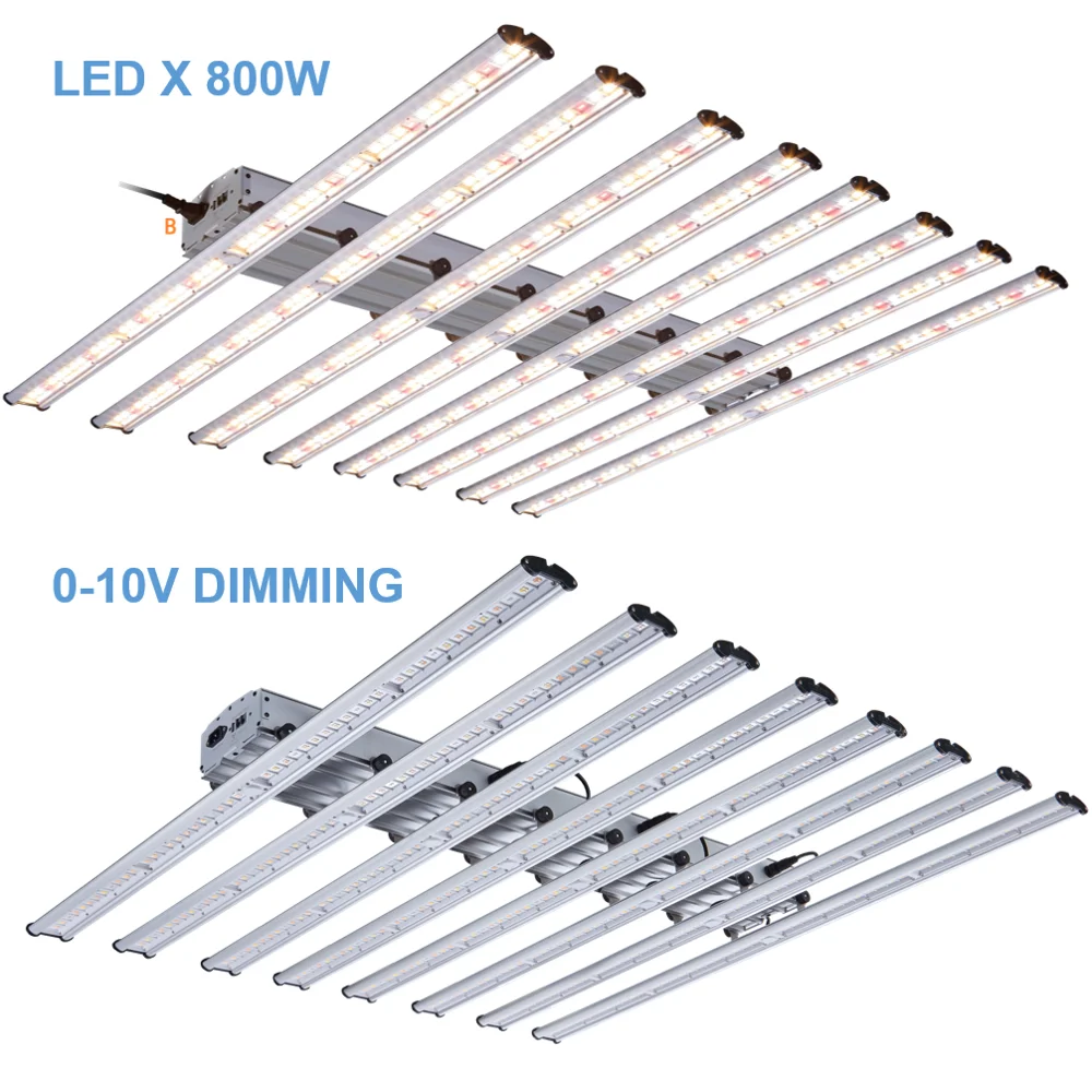 Высокая PPFD уровней Full Spectrum LED модель X 800W 8 адвокатские сословия СИД свет для выращивания лекарственных растений в помещении и