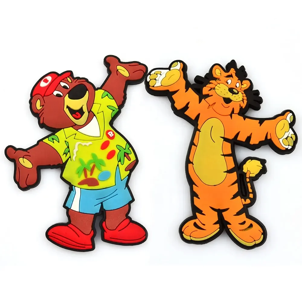 Custom Made Giveaway Set Plastic Beauty Cheap Customized 3D Animal Shaped Cartoon soft PVC Rubber Fridge Magnet