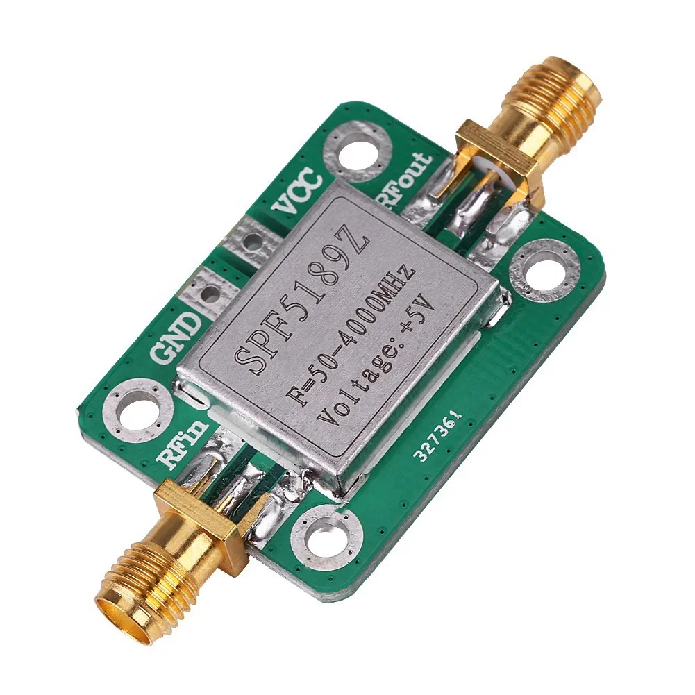 Радиочастотный усилитель LNA 50-4000 МГц SPF5189, ресивер сигнала для FM HF VHF / UHF Ham Radio