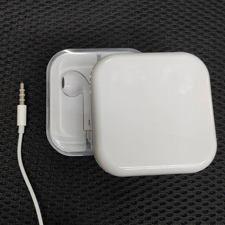 
Handsfree 3.5mm Earphones for iphone 7 Input In-Ear Quality Wired Headphones Auricular Audio With Mic 