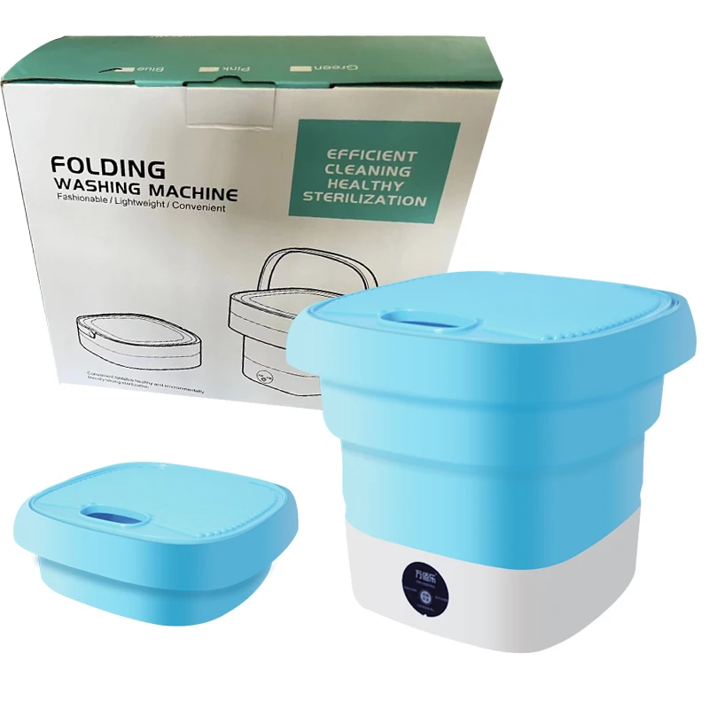 Factory direct supply low price folding washing machine with drain basket underwear washing machine, support customized products