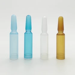 1.5ml 2ml 3ml Clear Amber White Pp Skin Whitening Ampoule Vial Empty Serum Small Container