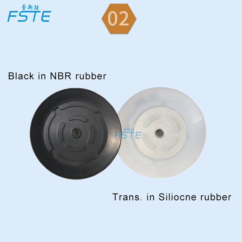 Industrial Pneumatic NBR  rubber suction cup PF-80 flat round PFG-80 vacuum Silicone sucker