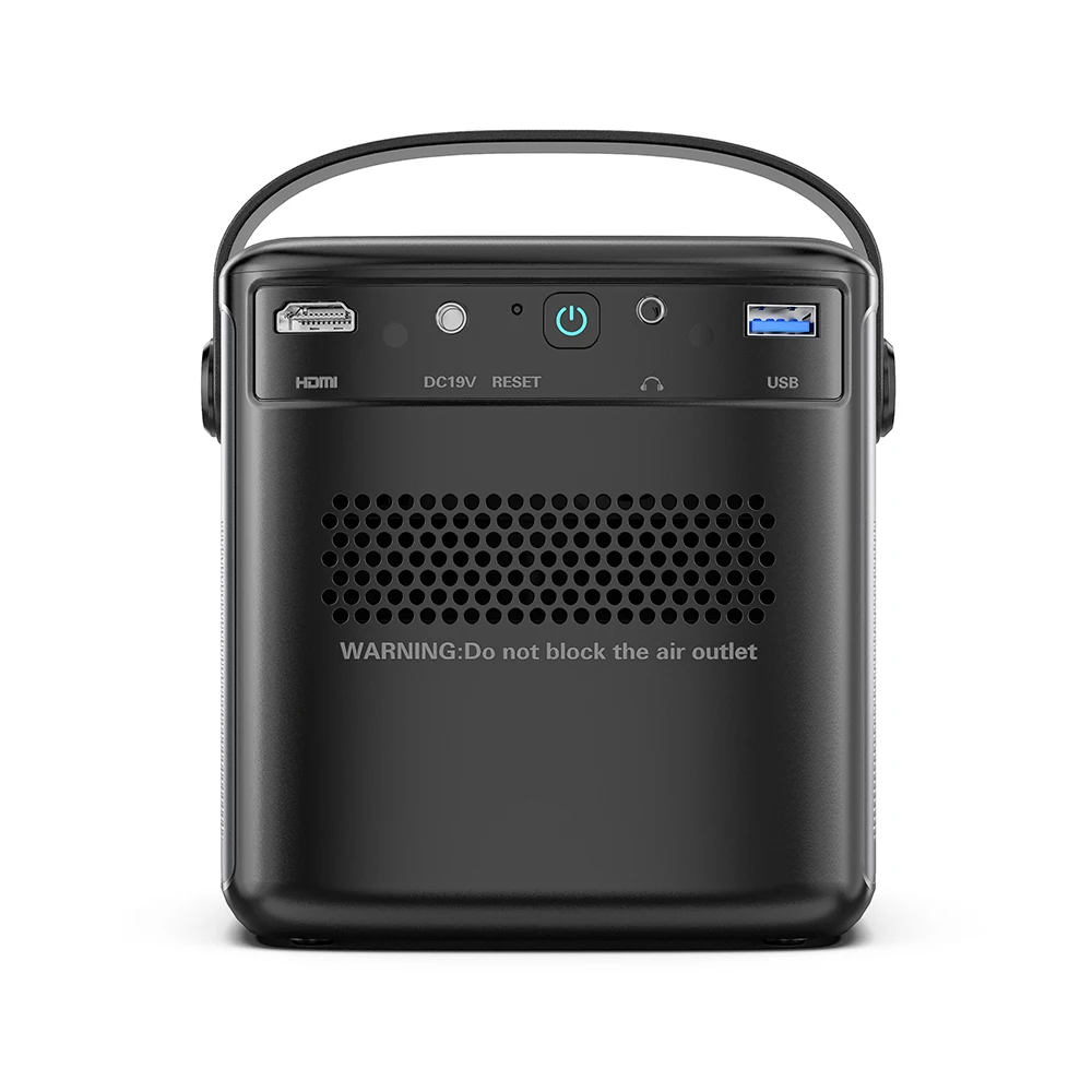 Portable Mini Smart Android 11.0 System BT 5.0 Dual-Band WIFI Outdoor Beamer 450 ANSI Lumens Wireless Pocket 3D Projector