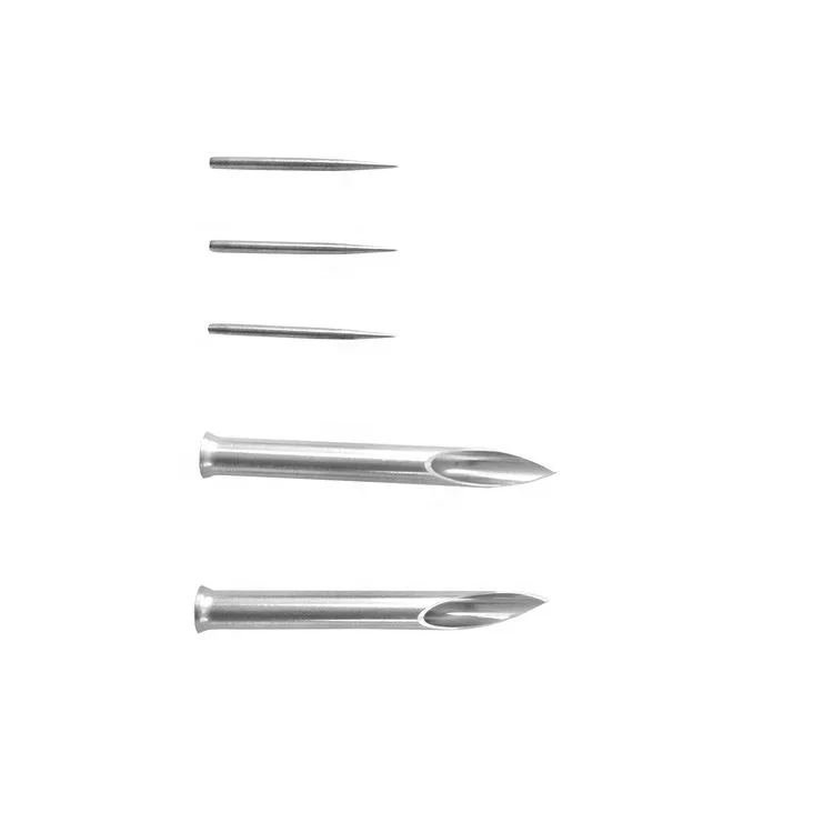 Лидер продаж, регулируемые ветеринарные шприцы из нержавеющей стали для домашних животных, 16 г, 18 г, 20 г, 22 г