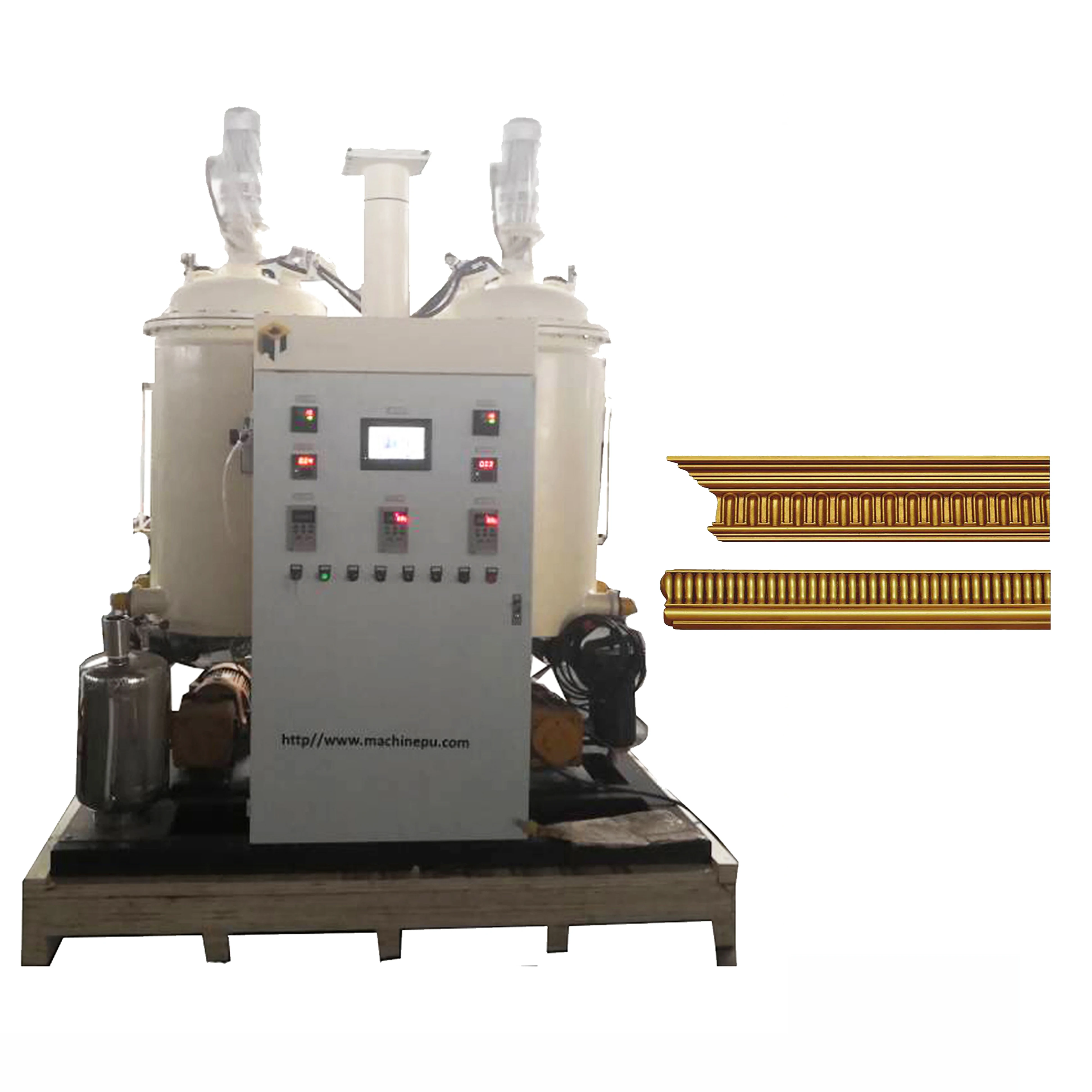 Автоматическая полиуретановая декоративная пенная корона карниз формовочная машина