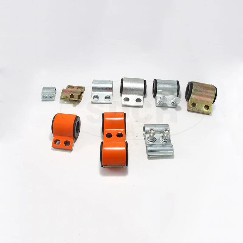 Excavator Breaker Pipe Line Rubber Clip Hose clamp Boom Oil Tube Butterfly Clamp For SNAY Komatsu Hitachi