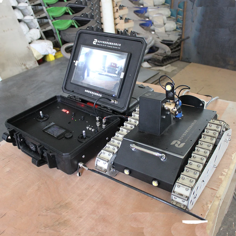 GECKO-MA360A oil tank inspect magnetic wheel vertical climbing robots for industrial inspection