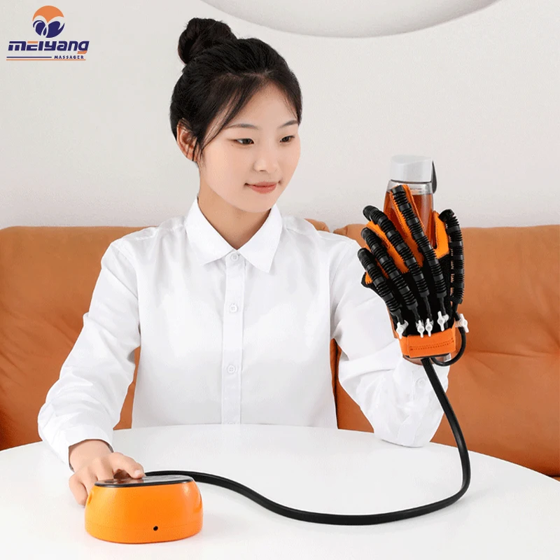 Meiyang New Product Finger Massage Product Rehabilitation Robot Gloves For Stroke People Finger Orthosis