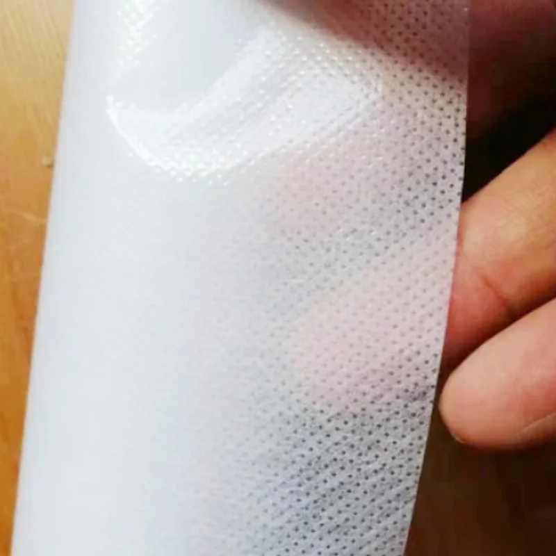 Hot selling PE film laminated microporous nonwoven fabric for Surgical Gown
