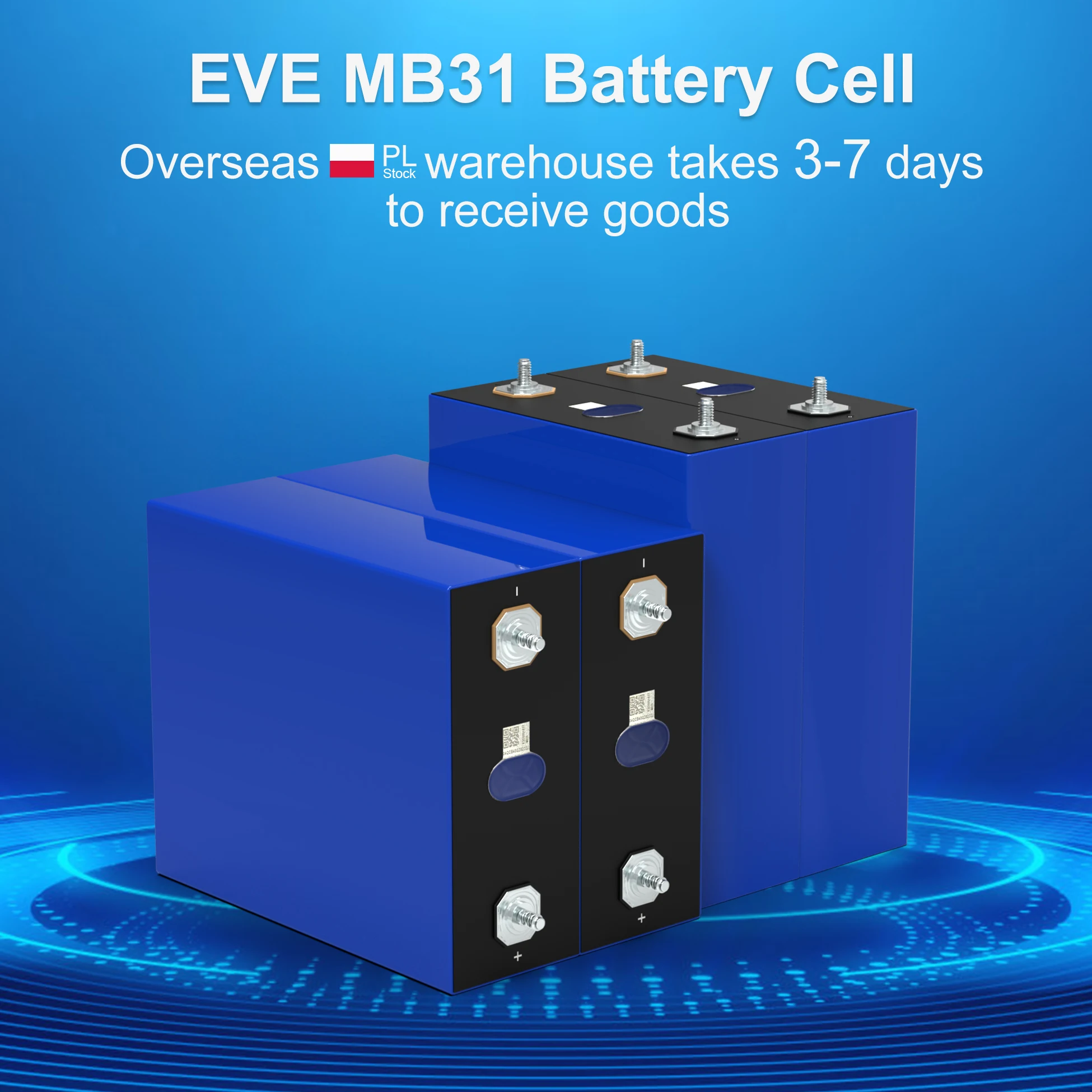 EV OFF GRID TV Hithium280Ah Grade A battery welded+busbar+screw+insulation board+actual 298Ah+5years warranty+2024 produce+DDP