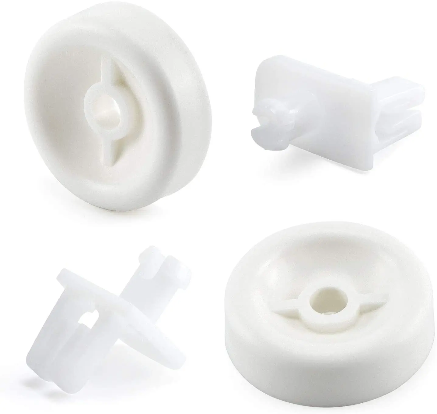 WD35X21038 Dishwasher Dishrack Roller and Stud Replacement Part For G-E WD12X10267/PS11726733/WD12X10074/WD35X21038/PS1993855