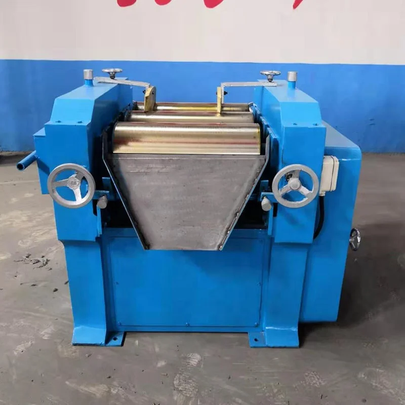 Hydraulic manual excellent exact 50 ointment mill used nano paint printing ink three roll mill machine