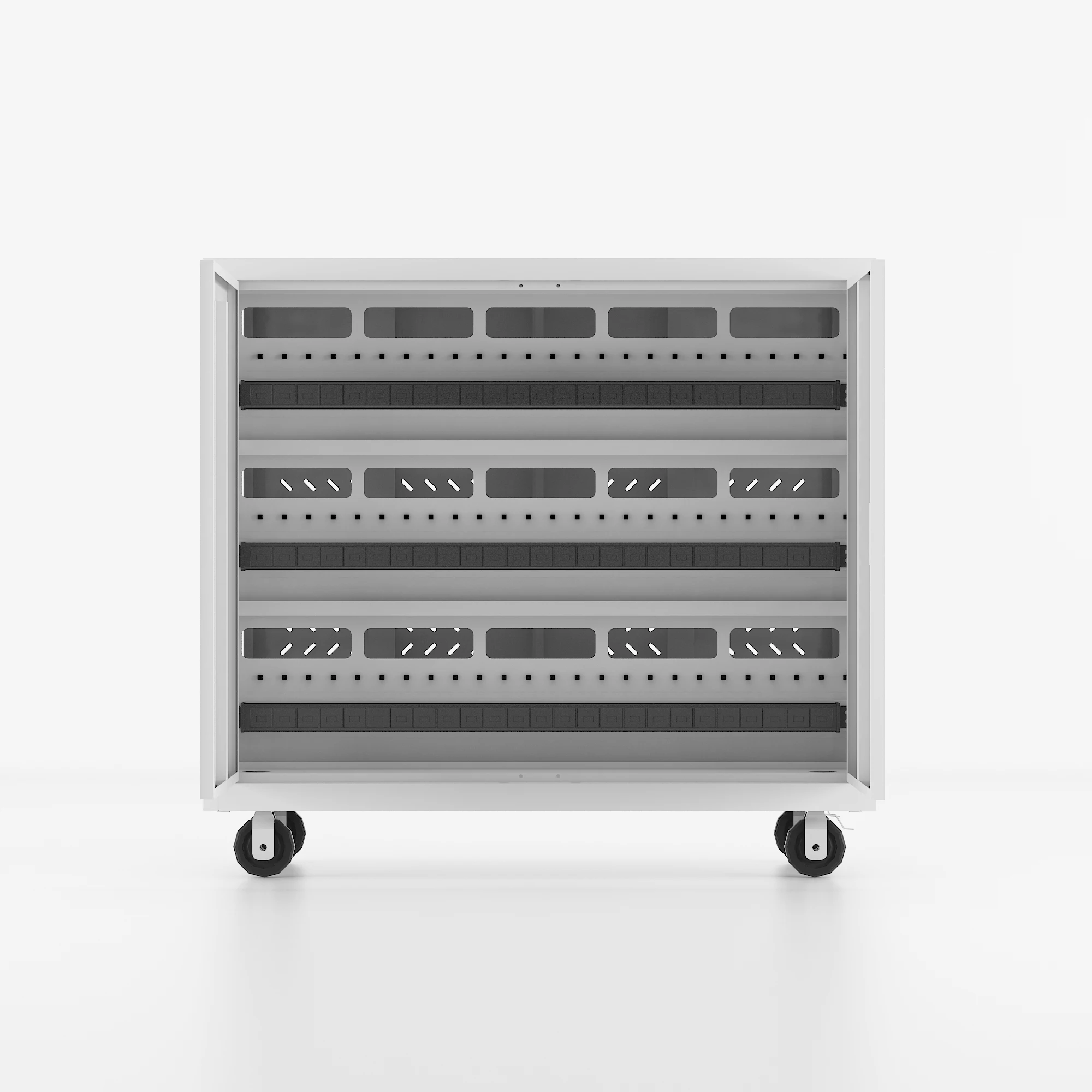 Tablet Charging Cart For 75 Tablets/ iPad Charging Trolley/ 75 Ports Tablet Charging Cabinet for School