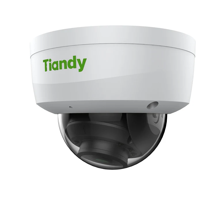 Tiandy Full Metal Housing 8MP 30m infrared night vision Starlight audio poe ip dome cctv Camera for home security system