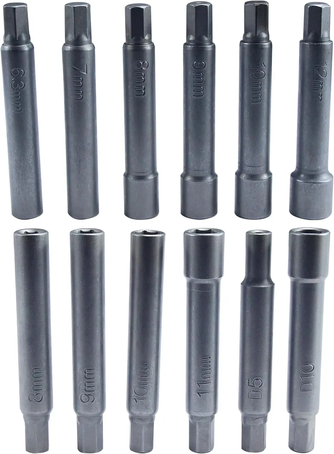 GTY 43pc Shock Absorber Strut Nut Go-thru Socket Set Absorber Nut Removal Tool  Steering Hub Suspension Shock Absorber Strut Nut