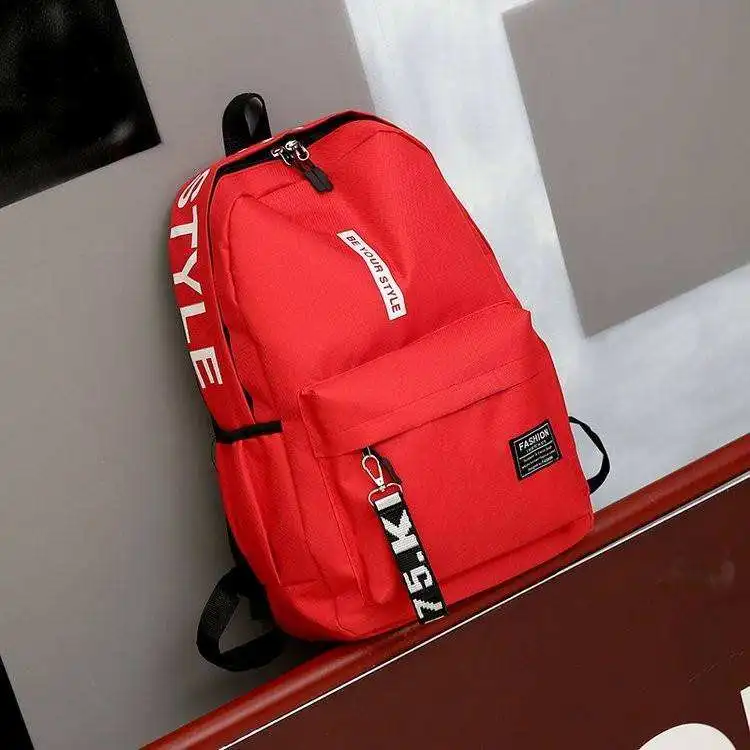 RU Small Travel Solid Color Backpack Student Girl School Bags For Teenage College Wind Women Schoolbag Cheap Backpacks