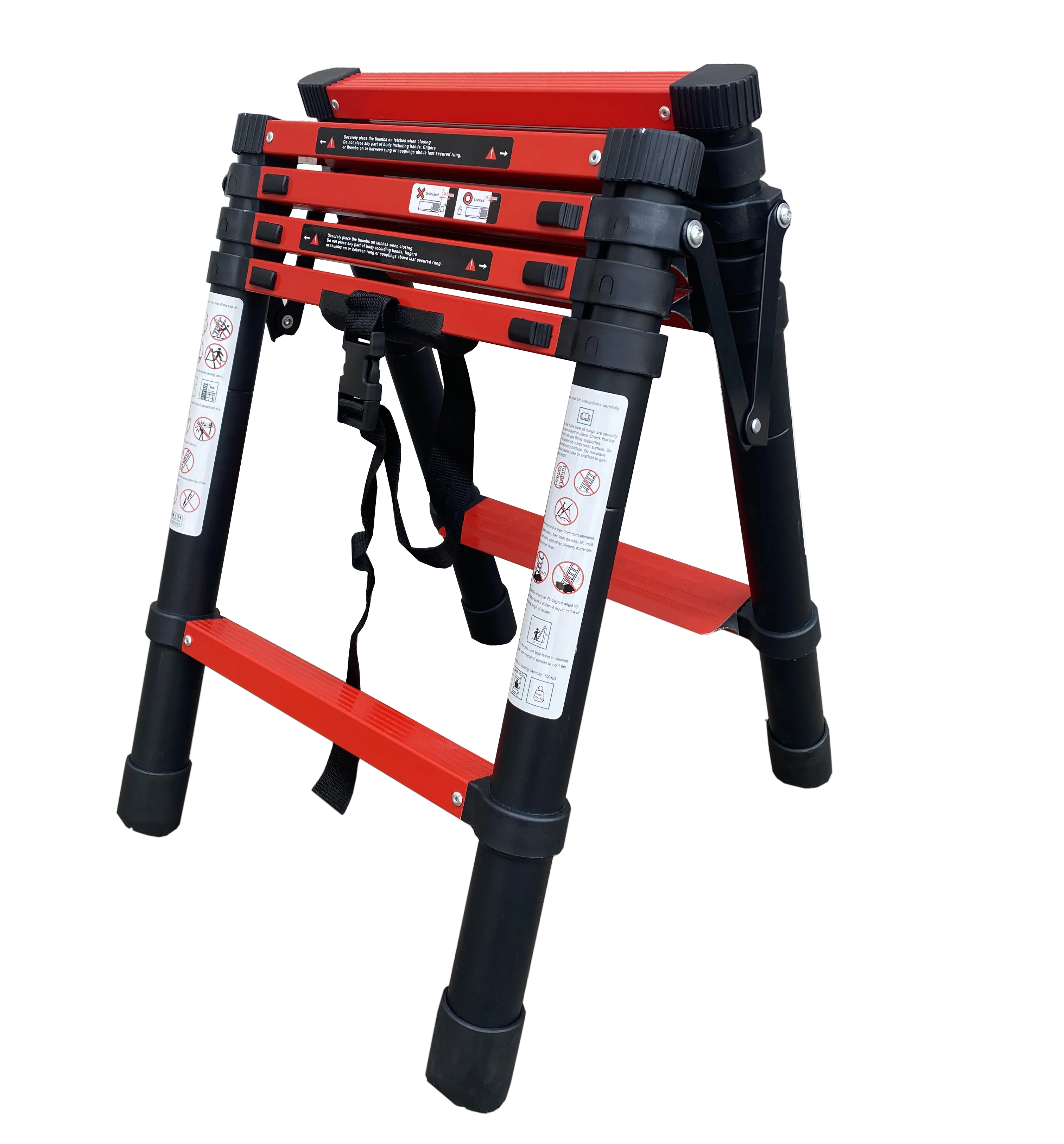 Color double joint telescopic wide step ladder high ceiling ladder other ladders scaffolding