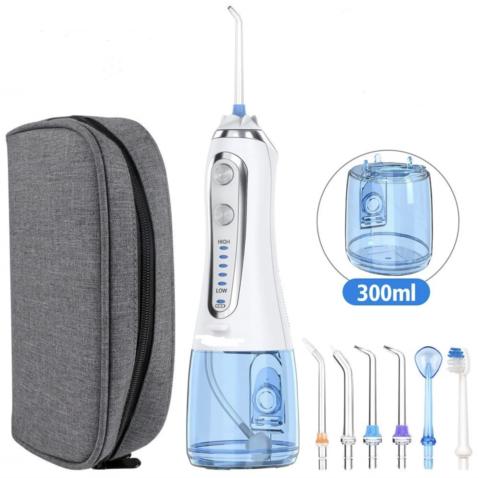 
Vaclav Water Flosser Professional Cordless Oral Irrigator - Portable Rechargeable Waterproof Water Flossing for Teeth Cleanin 