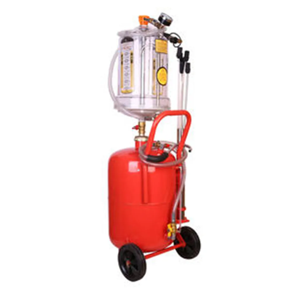 Pneumatic automated engine waste oil drainer changer chamber 35l / 40l / 80l