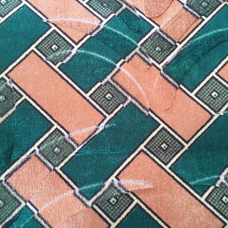 Leda Best price Guinea Bissau style 100% polyester interlock fabric