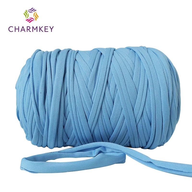 Charmkey Best Selling 100% Polyester Solid Colors Hand Knitting Yarn For DIY Crochet