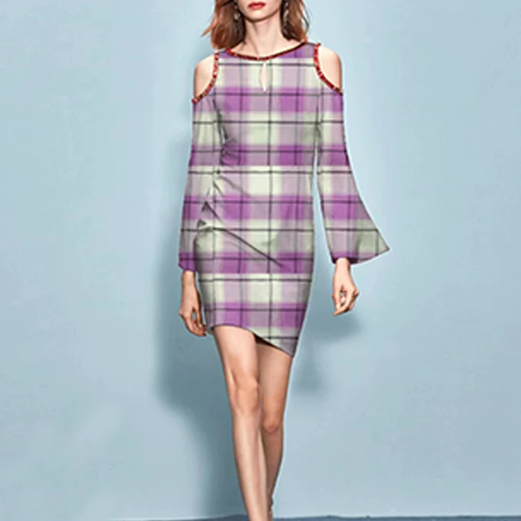 Wholesale Home Textile Plaid Woven Clothing Material Fashion Breathable Yarn Dyed Plaid Underwear Fabric For Clothing