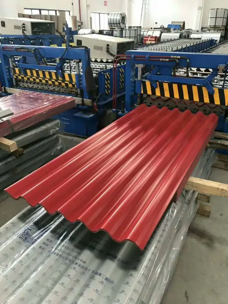 ASTM DIN JIS 0.12-6mm 4x8 14 26 28 gauge warehouse zinc color coated ppgi galvanized corrugated bamboo steel iron roofing sheet