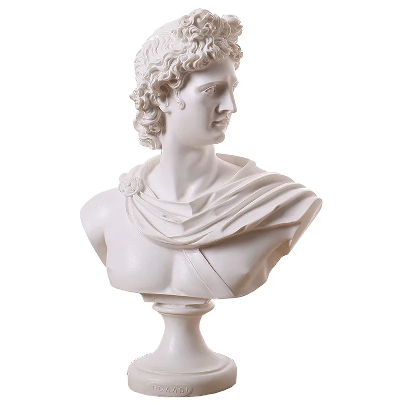 Classical Figure David Resin Sculpture Ornaments Entrance Christmas Decor Living Room