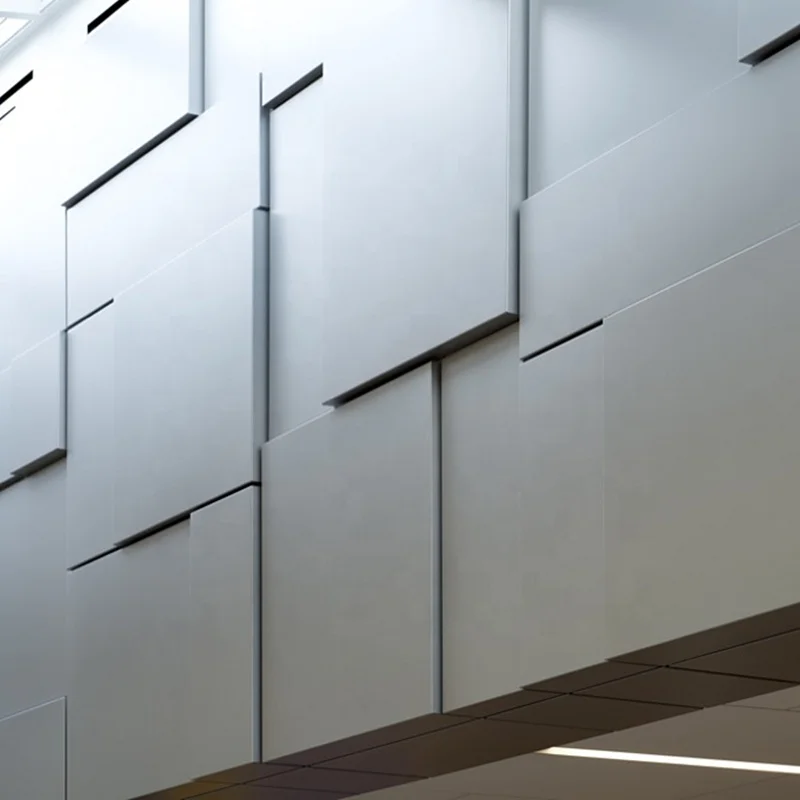 American commercial building aluminum decorative exterior metal facade panel 3D facade advertising