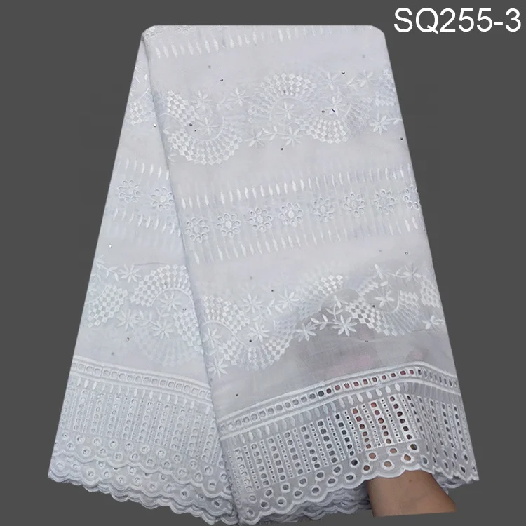 swiss lace fabric african swiss voile lace with beads and stones embroidery handcut lace for women american fabric