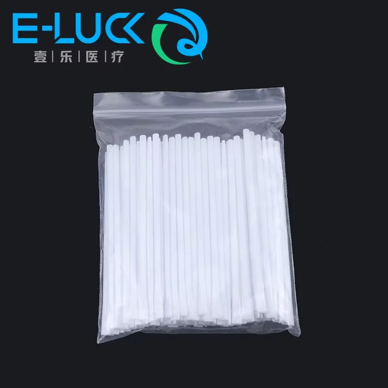 Dental plastic straight Spatula Mixing Rod for glass Ionomer cement disposable white plaster Mixing Sticks