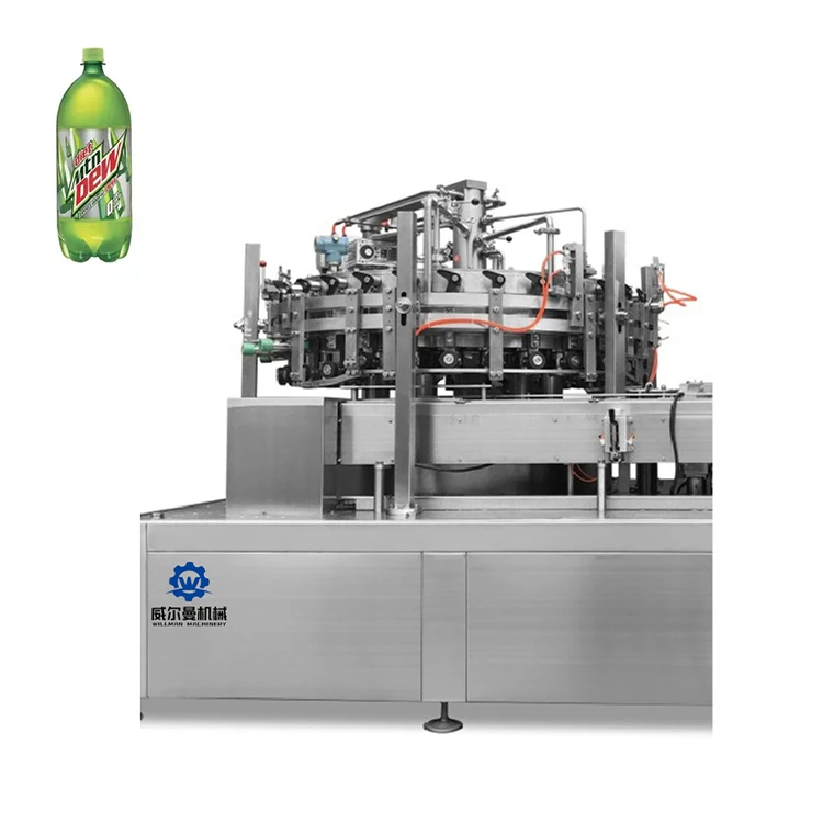 Factory Price Manufacturer Carbonated Soft Drink Soda Water Glass Bottle Cola Making Filling Machine