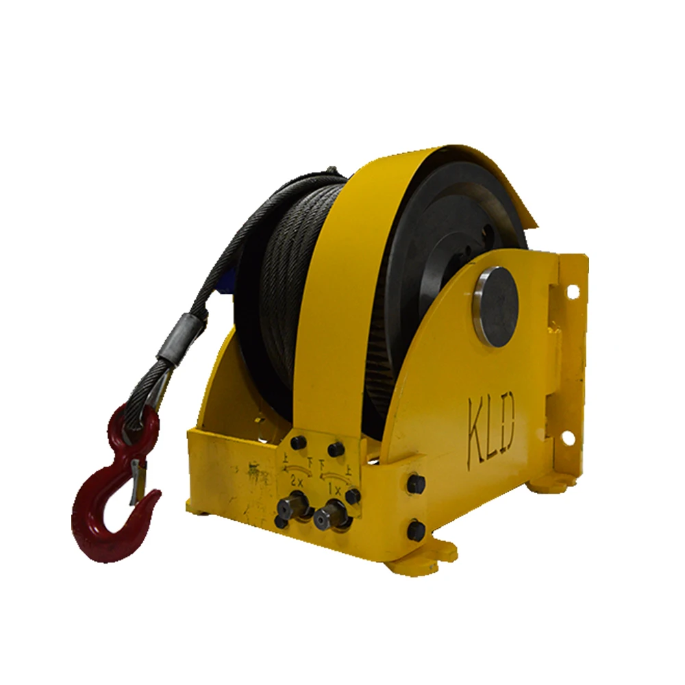 Handbrake winch fast and slow two-speed site with traction lift can be docked power tool handle lift two-way self-locking winch