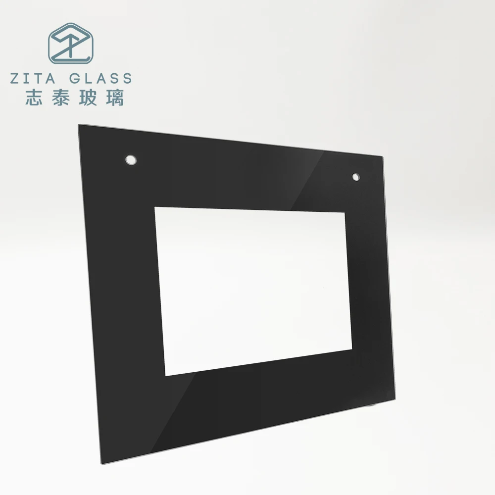 Wholesale Custom Glass Home Kitchen Appliance Accessories Coated Low E Tempered Glass for Microwave Oven Door