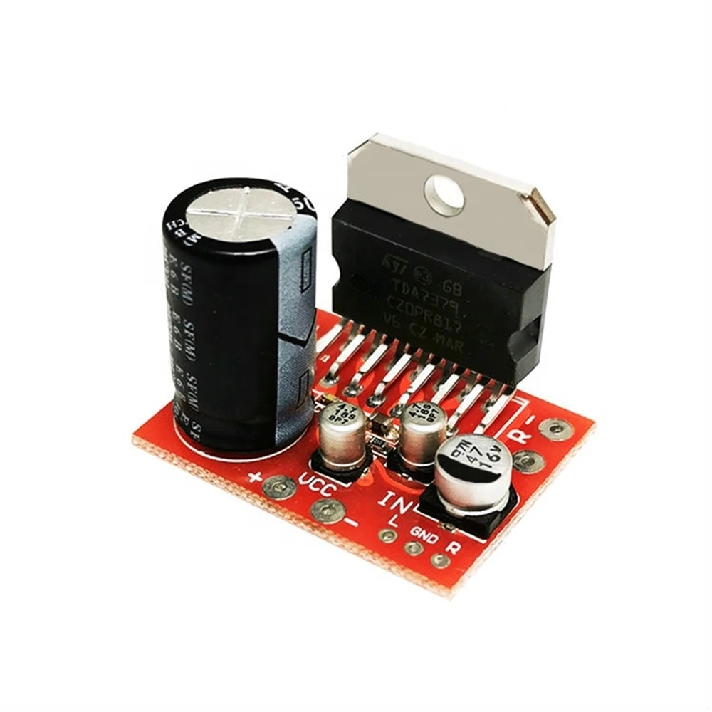 TDA7379 power amplifier board 2*39W high power dual channel stereo mini power amplifier board DC9V-17.5V