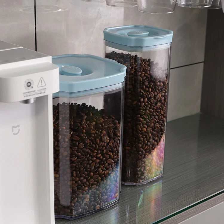 New arrival Kitchen Panrty Organizers Airtight Plastic Cereal Container Food Storage Container Set