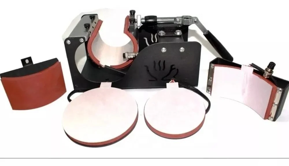 New design 8 in 1 combo coffee magic mug cup tshirt heat press printing machine Sublimation machine price