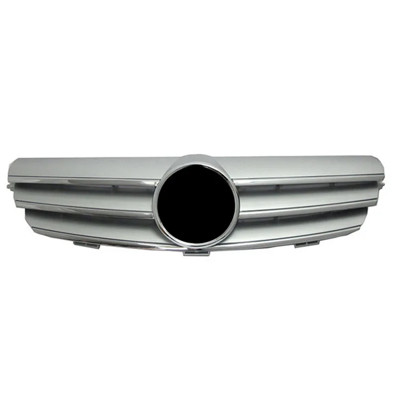 03-09 передняя решетка CL Style Серебристая для Mercedes-Benz W209 CLK350