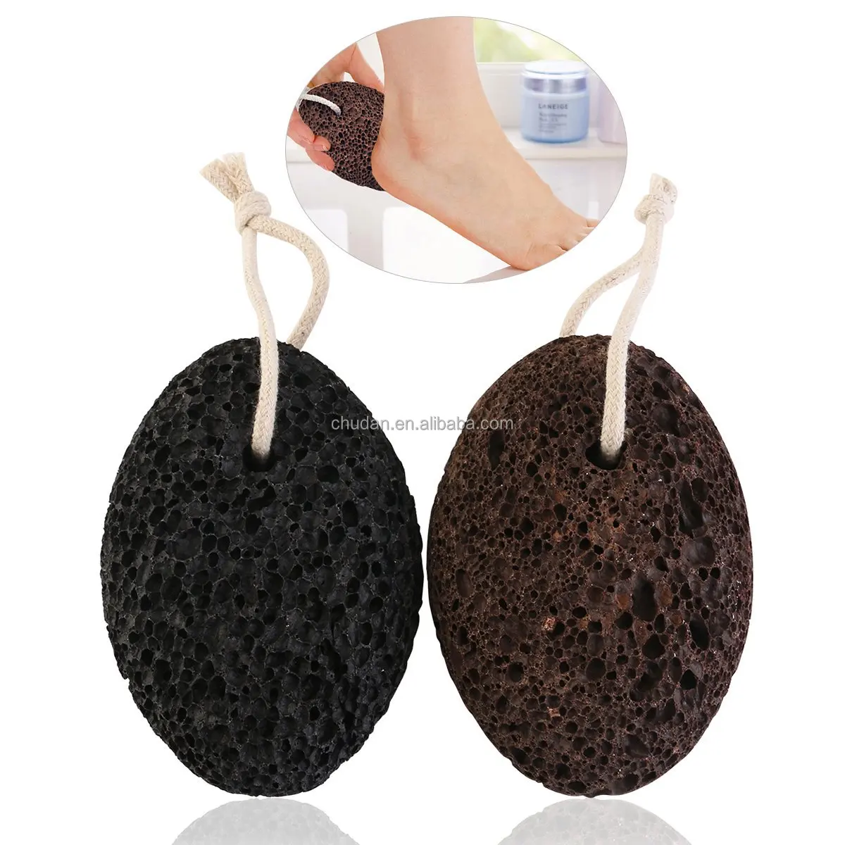 Feet Pumice Stone  Exfoliating Volcanicl Lava Foot Pumice Stone for Feet Dead Skin Remover